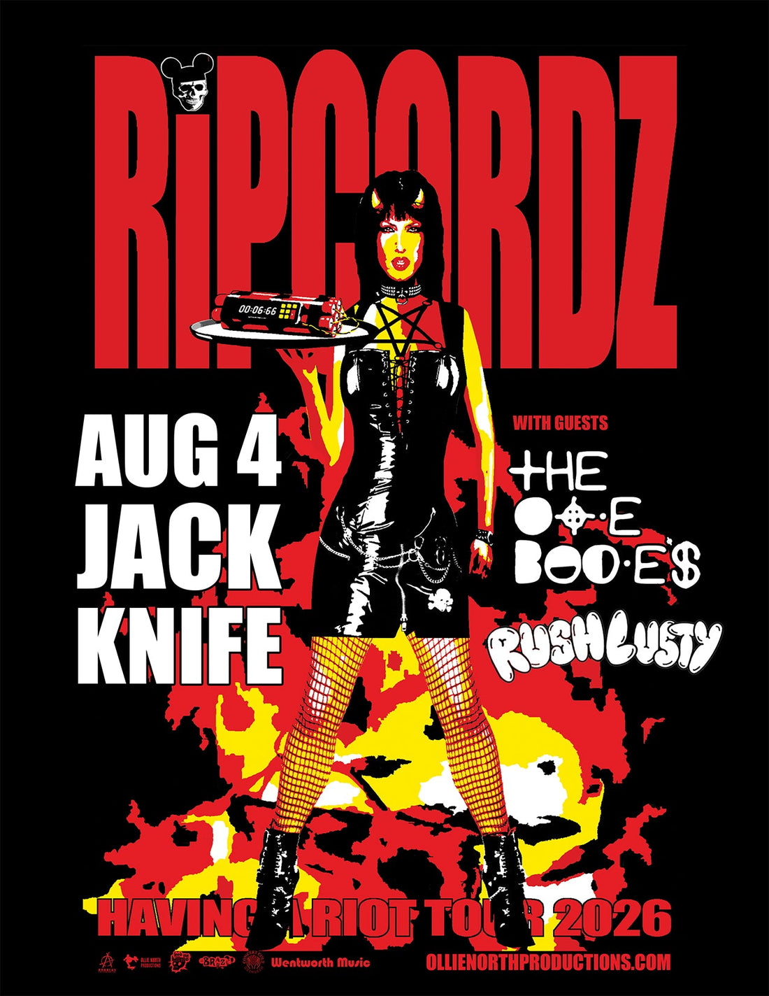 Ripcordz // The Oo-E Boo-E's // Rush Lusty