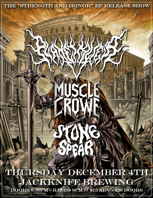 PLANETKILLER // MUSCLE CROWE // STONE SPEAR