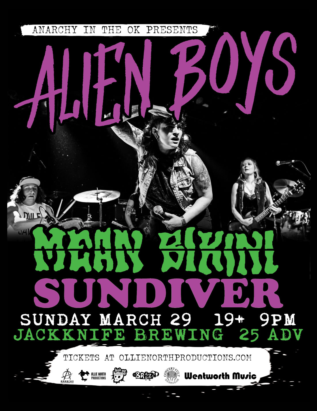 Alien Boys // Mean Bikini // Sundiver