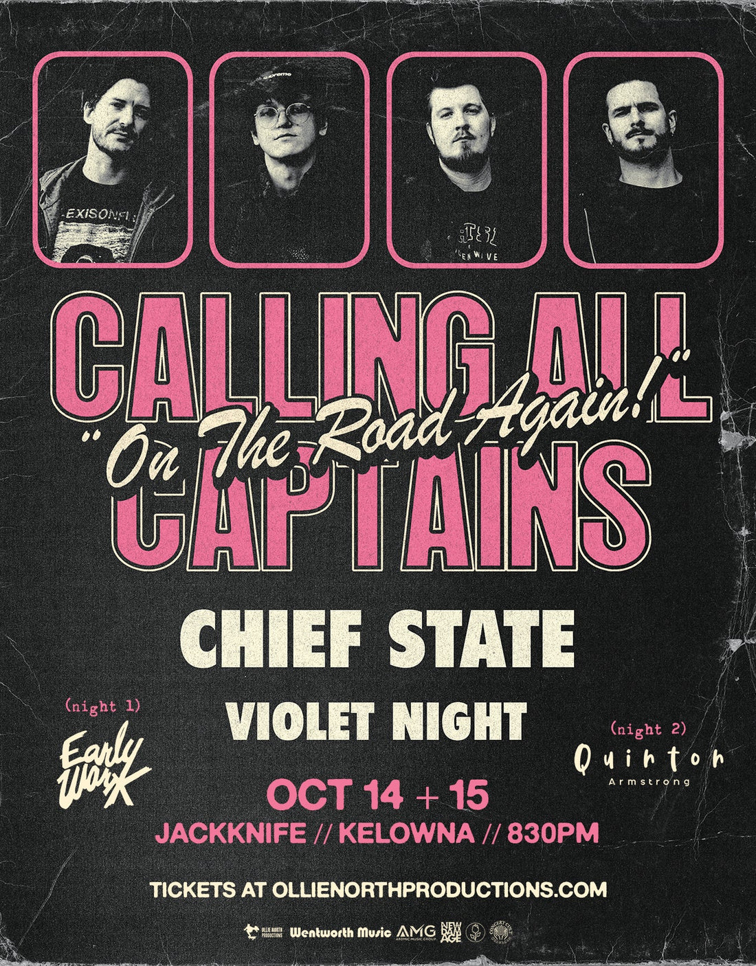 CALLING ALL CAPTAINS // CHIEF STATE // VIOLET NIGHT // Quinton
