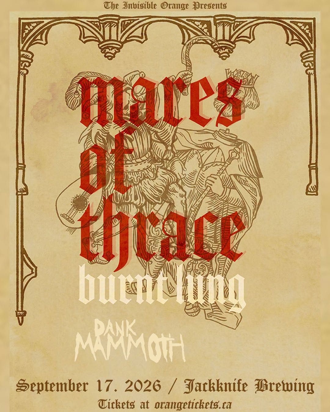 MARES OF THRACE // BURNT LUNG // DANK MAMMOTH